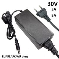 30 V 5A 3A AC อะแดปเตอร์ DC สวิตช์จ่ายไฟสลับ30โวลต์อะแดปเตอร์แปลงสากลอะแดปเตอร์30V3A 30V5A 5.5X2 1-2.5มม