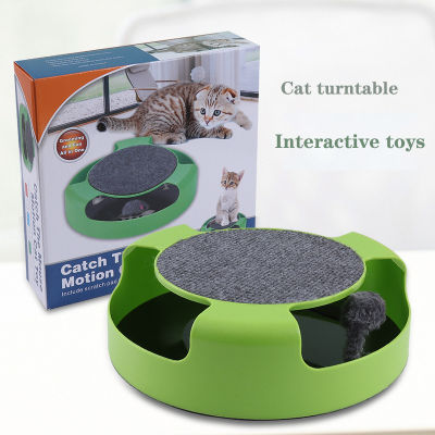 Interactive Cat Toys Mice for Kittens Scratcher Pad With Toy Playing Claw Sharpener Intimate Toys Cats Games Goods For Cats