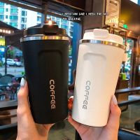 ♗ 350ml/500ml Stainless Steel Coffee Cup Travel Thermal Mug Leak-Proof Thermos Bottle Tea Coffee Mug Vacuum Flask Insulated Cups