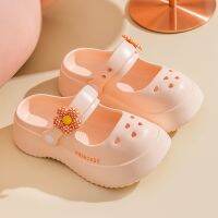 【hot】☌☸  Flats Children Shoes With Bow-knot Kids Mary Classic British Garden Croc Slippers Clogs