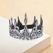 Fenteer King Crown for Men Birthday for Men Medieval for Prom Party