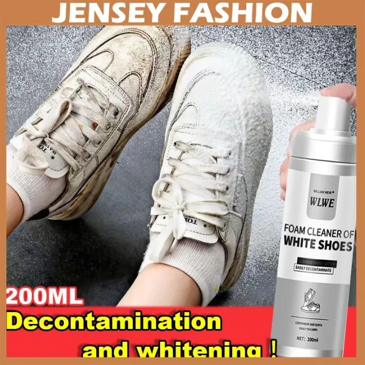 JENSEY FASHION 200ML Shoe cleaner for white shoes Sole Whitener