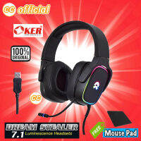 ✅แท้100% OKER L-22 DREAM STEALER 7.1 Virtual LED Lighting HEADSETS หูฟังเกมมิ่ง ของแท้ #CC 22