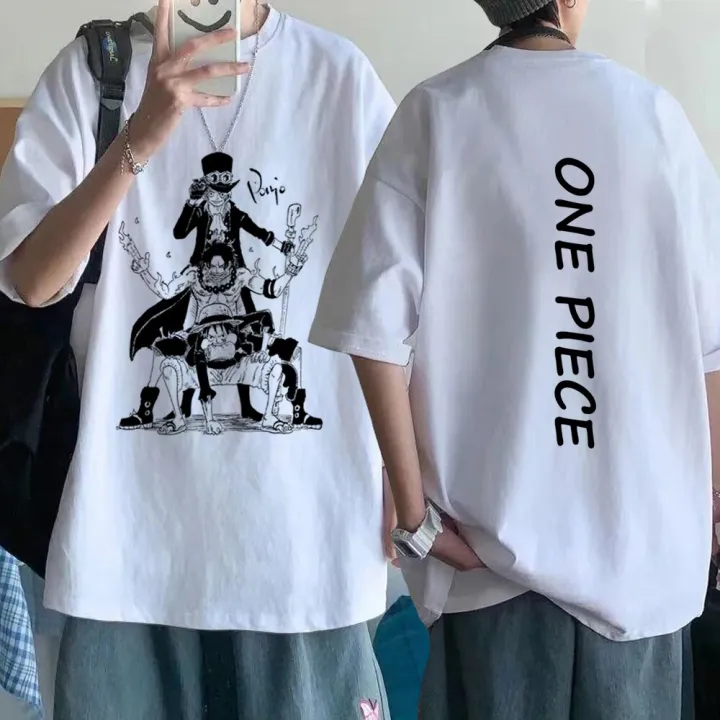2021 Hot Anime One Piece T Shirt Men Summer Tops Hip Hop Graphic Tees  Harajuku Tshirt Male | Lazada PH