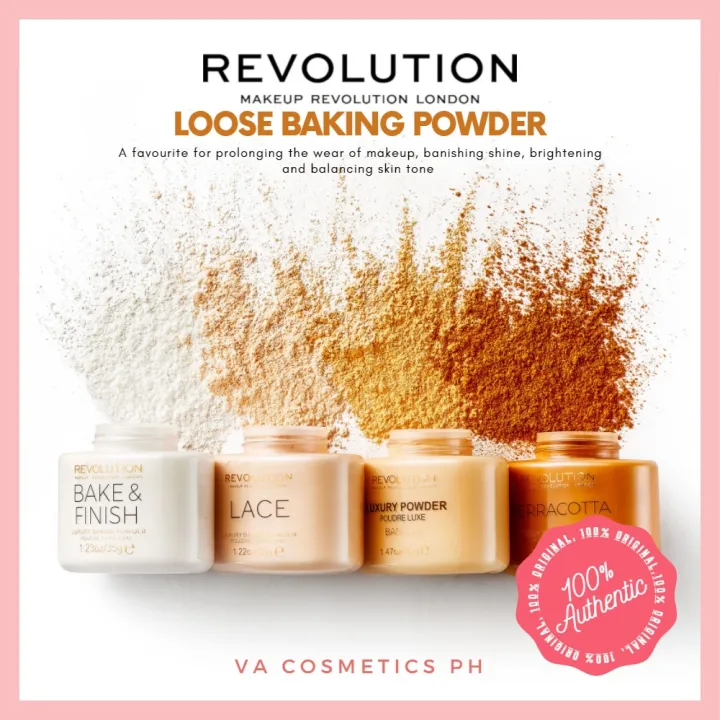 MAKEUP REVOLUTION Loose Baking Powder Banana Translucent Banana Light