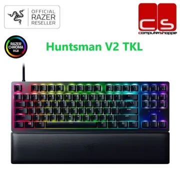 Razer Huntsman V2 Tenkeyless Optical Gaming Keyboard (Linear Red Switch)  Quartz