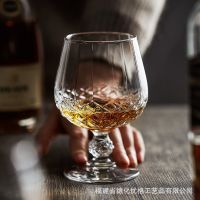 [COD] French imported short-footed brandy crystal glass red wine whiskey foreign cognac