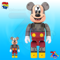 (ของแท้) Bearbrick Mickey Mouse 3 eyed 400%+100% X CLOT X 3125C X Disney แบร์บริค Medicom Toy ของใหม่ มือ 1