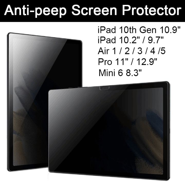 Privacy Anti-Spy Screen Protector Guard For iPad Pro 12.9 (2021, 2020,  2018)