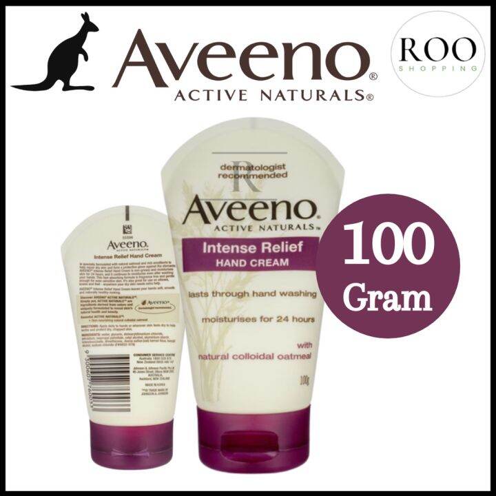 Aveeno Intense Relief Fragrance Free Hand Cream 100g Lazada