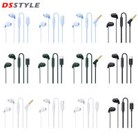 DSstyles หูฟัง RM-518 REMAX ไมโครโฟนแบบมีสายหูฟังเอียร์บัดหูฟังแบบ In-Ear ในตัวการควบคุมการโทรเสียงชัดเจนเหมาะสำหรับอุปกรณ์มือถือส่วนใหญ่