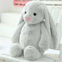 【ของเล่นตุ๊กตา】 30cm Children Plush Toy Cartoon Rabbit Fluffy Toy Simulation Doll Stuffed Toys for Kids Animal Dolls Children Birthday Gift