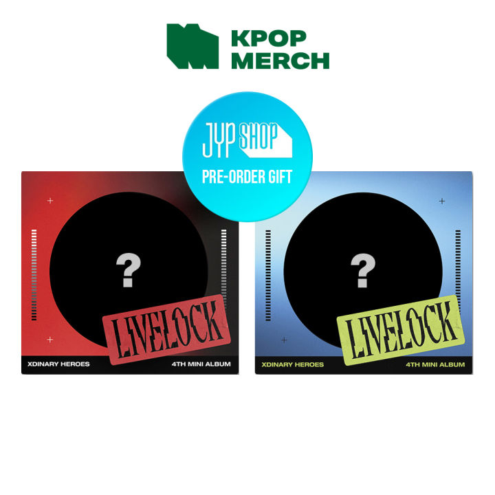 [ +JYP Shop Gift ] Xdinary Heroes - 4th Mini Album [ Livelock ...