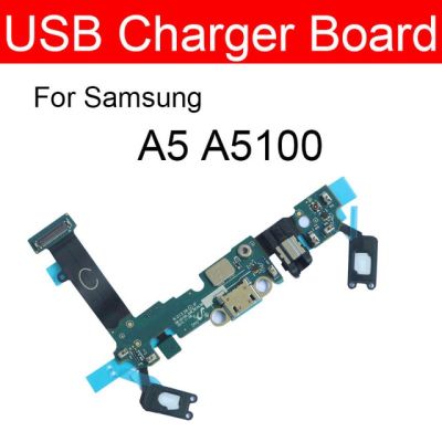 【✲High Quality✲】 anlei3 บอร์ดแจ็คที่เสียบปลั๊ก Usb สำหรับ A510f Samsung Galaxy A5 A5000 A500f A5100อะไหล่บอร์ด Usb แท่นชาร์จ