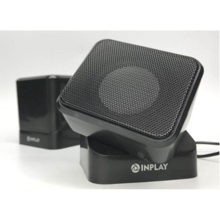 INPLAY (MS-001) MULTIMEDIA SPEAKER SYSTEM BUILT-IN AMPLIFIER pc speaker ...