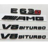 for Gloss Black 3D Letters E63s MG V8 BITURBO Emblems for W212 W213