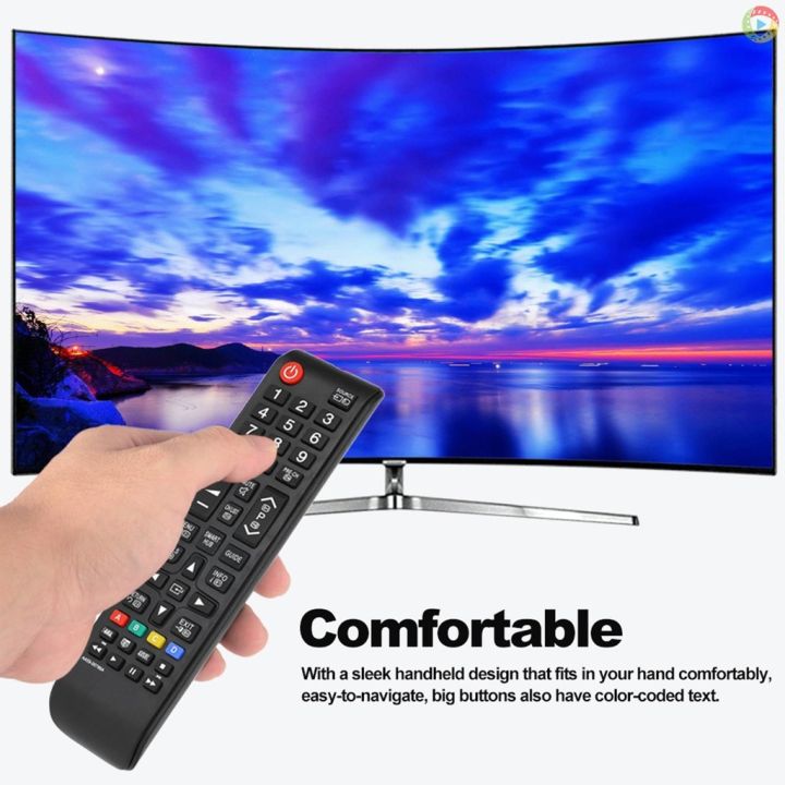 docooler-รีโมทคอนโทรลแบบเปลี่ยนสําหรับ-samsung-hdtv-led-smart-digital-tv-สีดํา