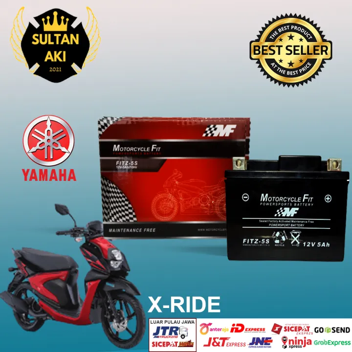 Aki motor yamaha x ride GTZ5S aki kering motorcycle fit FITZ5S | Lazada