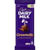 Cadbury Dairy milk Chocolate รส caramello 180 g. EXP:12/01/22