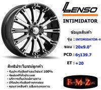 Lenso Wheel INTIMIDATOR-4 ขอบ 20x9.0" 6รู139.7 ET+20 สีBKF แม็กเลนโซ่ ล้อแม็ก เลนโซ่ lenso20 แม็กรถยนต์ขอบ20