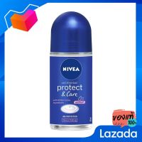 NIVEA นีเวีย โพรเทค แอนด์ แคร์ โรลออนผู้หญิง 50 มล. [NIVEA NIVEA PROTEC and Care Roll -on 50ml]