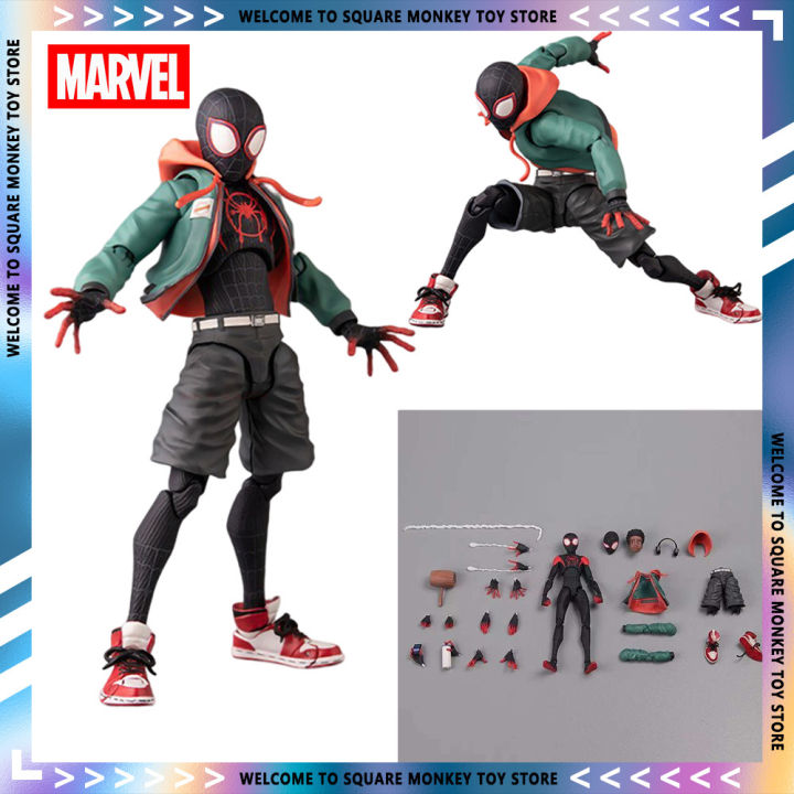 Spider-man Action Figure Miles SV Shf Morales Peni Parker Anime Figure ...