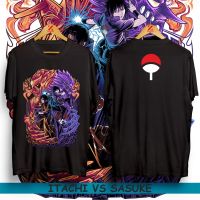 2023 ANIME DISTRO T-SHIRT MEN WOMEN ITACHI VS SASUKE