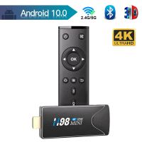 Mini Stick 10 4K HD 2G 16G 2.4G 5G Dual Wifi Smart H.265 Media Player เครื่องรับสัญญาณทีวี Set Top