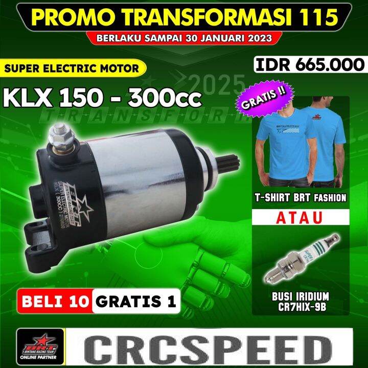 Super Electric Motor BRT KLX 150 140 DTracker 300cc Dinamo Stater Bore