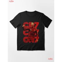 2023 Cristiano Ronaldo- CR7 | Perfect Gift Essential T-Shirt เสื้อยืด ดพิมพ์ลาย เสื้อยืดผ้าฝ้าย คอกลม cotton ความนิยม di  HS22