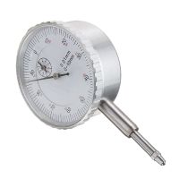 0-10mm White-face Dial Test Indicator Gauge Measuring Tool For Shaft Runout Thrust Gear Backlash