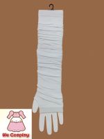 ปลอกแขนพังค์ สีขาว White Punk Arm Warmer