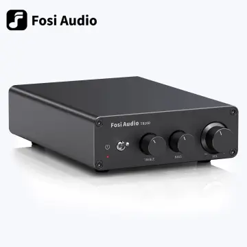 Fosi Audio V3 Stereo Power Amplifier 300W x2 TPA3255 Class D Mini Speaker  Amp 2 Channel Audio Amplifier for Passive Bookshelf