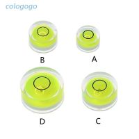 COLO 5pcs Round Bubble Level Mini Spirit Level Bullseye Level Measurement Instrument