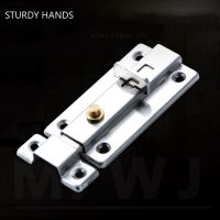 【LZ】✣♠  Stainless Steel Latch Automatic Spring Door Latch Bathroom Door Latch Buckle Cupboard Door Square Latch Lock Household Hardware