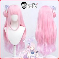 Blue Archive cosplay Wig Misono Mika Cosplay Costumes Wig HSIU 90CM Light pink gradient purple long hair Misono Mika Wig