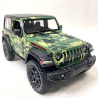 ✷รถโมเดลเหล็ก รถจิ๊ปทหาร Rubicon Jeep Wrangler FCA US LLC 2018 kt5412 scale 134✰