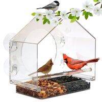 Acrylic Bird Feeder Family Hanging Window Bird Feeder Transparent Bird Outdoor Bird Feeder Other Pet Feeder Yard Garden