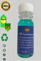 AX25 หัวเชื้อน้ำมันเบนซินและดีเซล  Fuel Enhancer  ช่วยประหยัดน้ำมันเชื้อเพลิง 15%-25%  รับประกันคืนเงิน 100%  เมื่อใช้แลัวประหยัดน้ำมันน้อยกว่า 5%