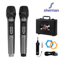 Sherman ชุดไมโครโฟนไร้สาย UHF รุ่น MIC-150 Plus