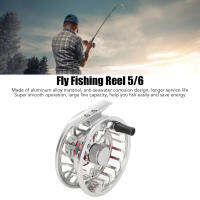 Fly Fishing Reel Fly Fishing Reel 5/6 ความจุสายขนาดใหญ่สำหรับน้ำเค็ม