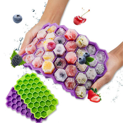 37 Ice Cube Molds Ice Cube Tray Removable Ice Cube Tray ice Cube Tray With Lid Silicone Small Ice Cube Tray small Ice Cube Tray Hexagon Ice Cube Tray 37 Ice Cube Molds stackable Ice Cube Molds Honeycomb Ice Tray Mold silicone Mold