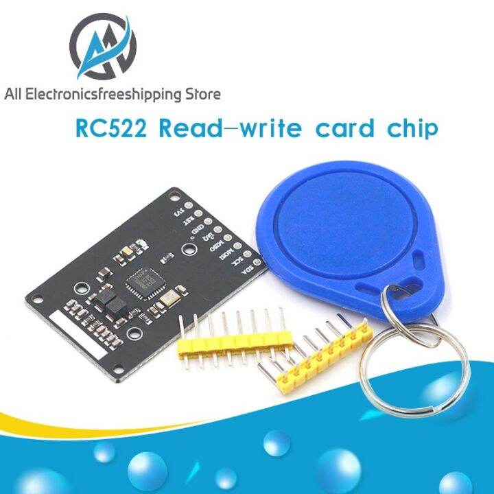 MINI RFID module RC522 Kits S50 13.56 Mhz 6cm With Tags SPI Write ...