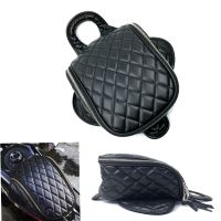 For Harley 883 1200 Motorcycle Waterproof Magnetic PU Leather Oil Fuel Tank Travel Bag