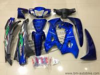 WAVE 125 R  กุญแจใหญ่ ชุดสี น้ำเงินเทา ส่งฟรี เฟรมรถ กรอบรถ แฟริ่ง Honda เวฟ125r