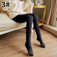 Lof 1PC กางเกงขายาวยืดหยุ่นสูง Plush Fleece Leggings หนา Super Soft Pantyhose Skin Women Winter Warm