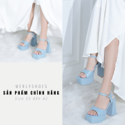 Giày Sandals Nữ Cao Gót Flatform 13cm