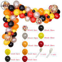 76 Pack Round Sequins Balloons Red Yellow Black Children Birthday Party Scenes Decoration Aluminum Film Balloon Supplies