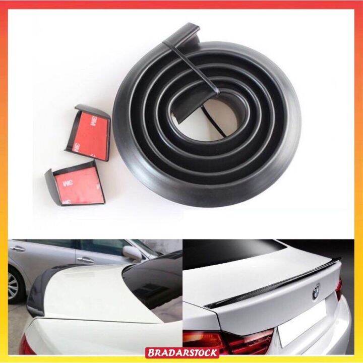 SAMURAI RUBBER SPOILER 57INCH*35MM/45MM Rear Rubber Black 3M