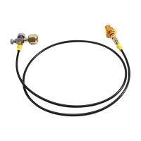 for Terra DUO Quick Connect To External Co2 Tank Adapter Hose Kit with Gauge Quick Disconnect